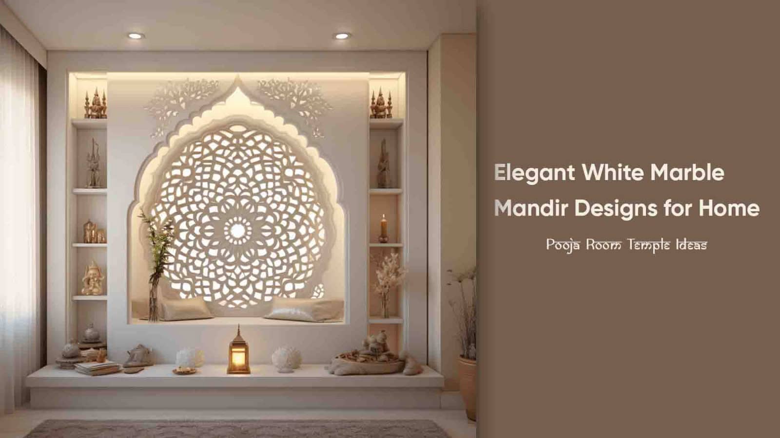Marble Mandir Designs for Home
